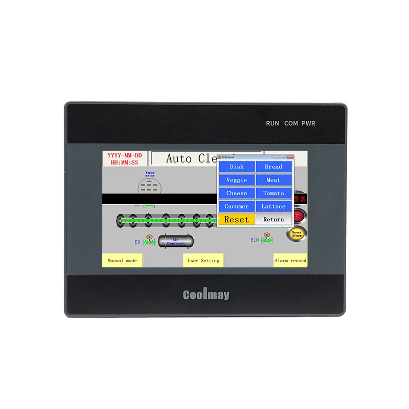Программируемый логический plc hmi Coolmay все в одном контроллер трекера солнечной панели с двумя