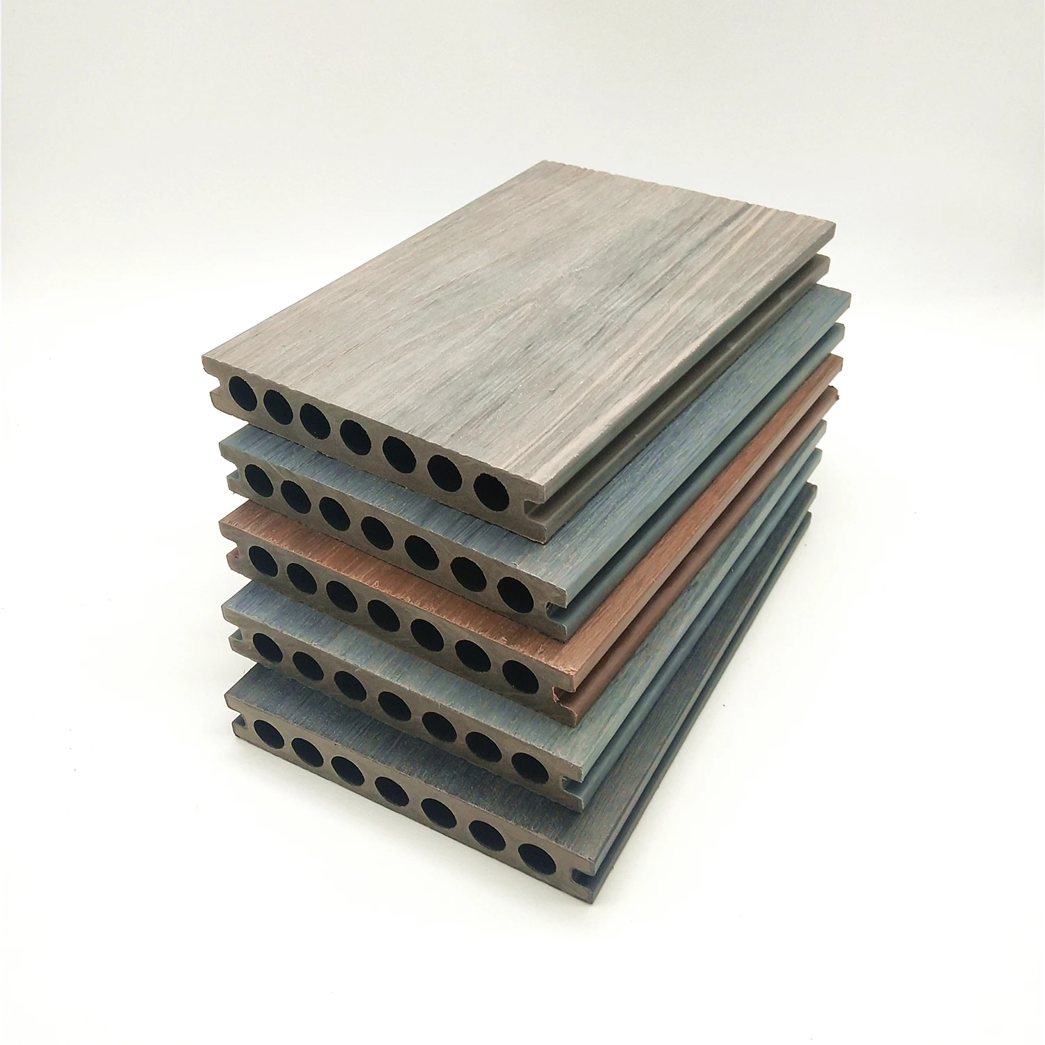 Co-extruded WPC Composite Decking Boards For Outdoor Floor Covering Factory On Sale