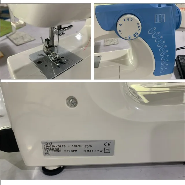 BT-1212 portable hand held sewing machine mini home sewing machine domestic china