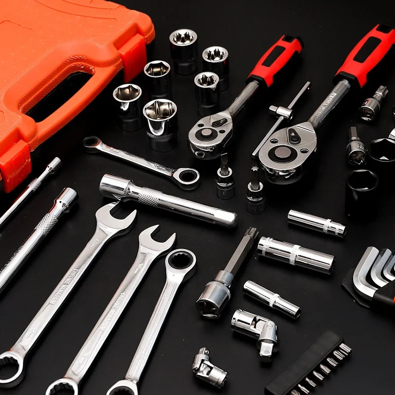 Car Tool Set 32-172PCS Professional Hand Tool box Sleeves ratchet wrench Auto repair tool sets