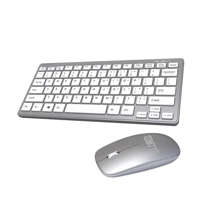 Slim Mini Wireless Key board And Mouse Combo for Computer Office