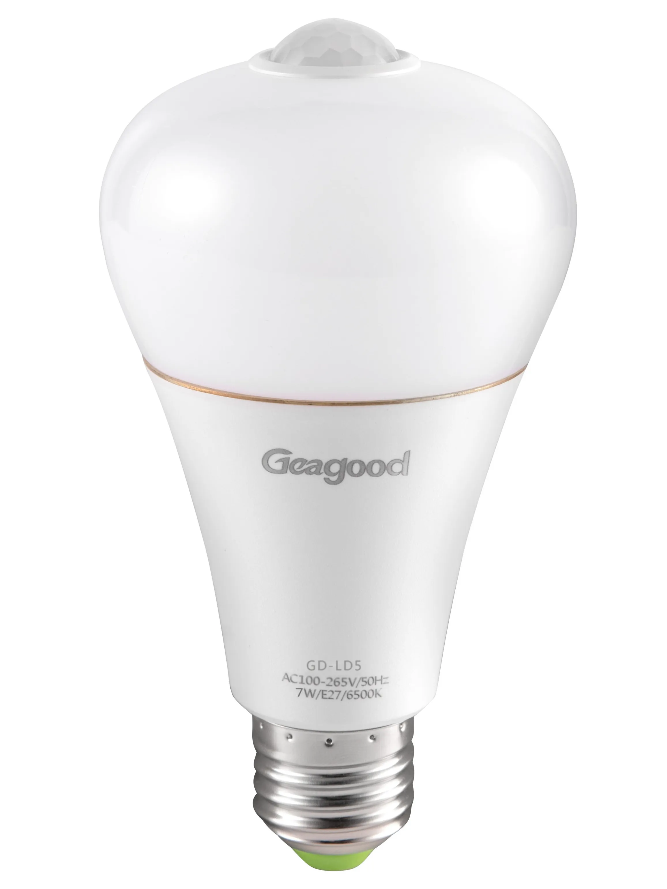 Geagood 9w Skd Sound Induction Sensor Smart Infrared Pir Motion Sensor Led Bulb 110v 220v E27 B22 3w 5w 7w PC White AC 20 80 0.5