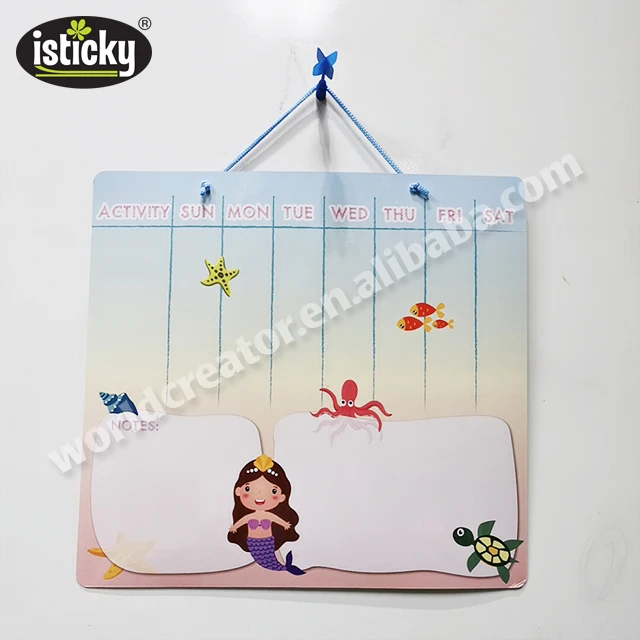 
High Quality reusable reward Chart learning board for Kids Behaviour Rewarding chart 