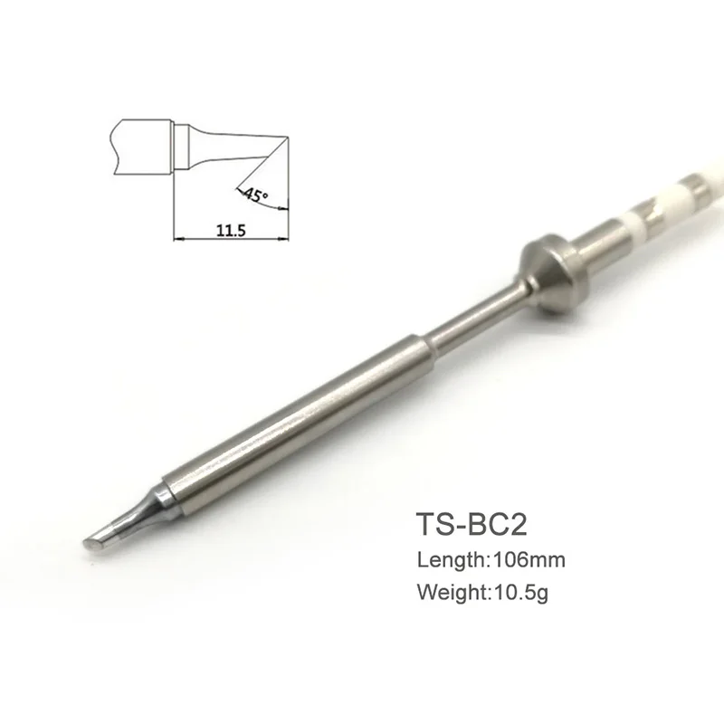 TS-BC2 Iron Tip Hot Sales Replacement Stainless Steel or Cooper Soldering Iron Tips for TS100/SQ001
