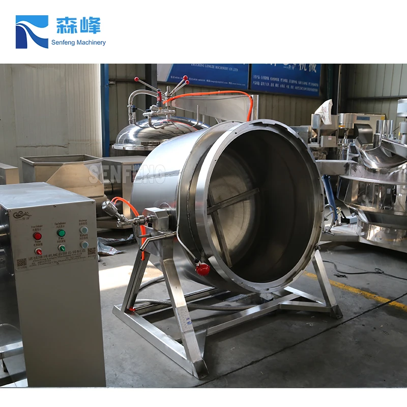 Factory Supply Olla A Presion Industrial De Acero Inoxidable De Alta Temperatura Para Procesamiento De Alimentos