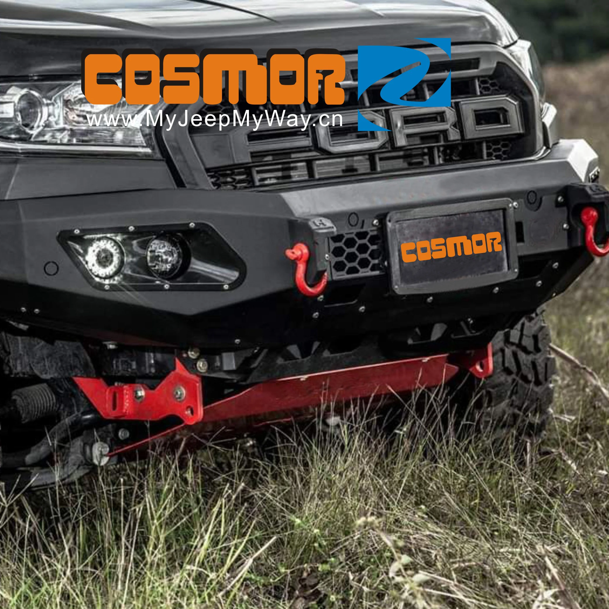  Стальной бампер для пикапа стальной передний Ford Ranger T6 T7 Vogo Reve Recco