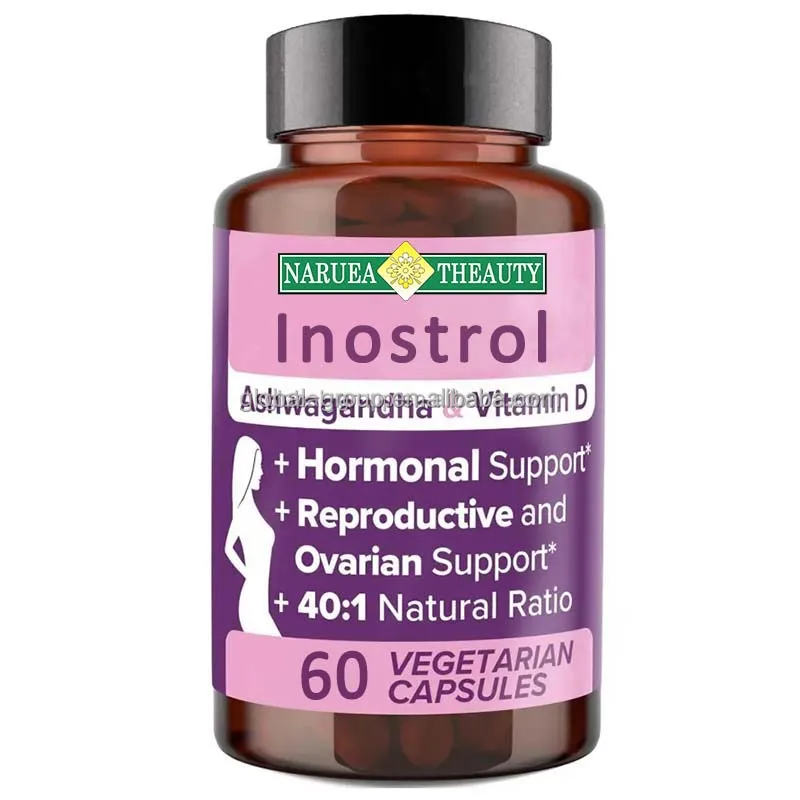 OEM Myo-Inositol Plus D-Chiro-Inositol Capsules Promote Hormone Balance Natural Fertility Supplements Capsule