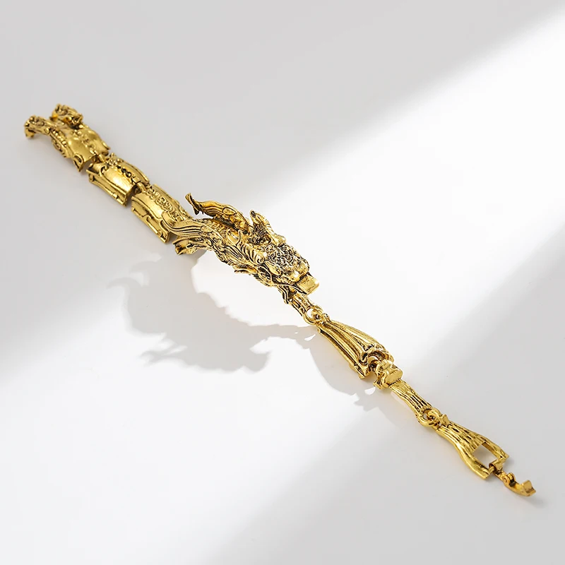 Mengcheng Jewelry Factory High Quality Jewelry Copper Brass Gold Plated Brave Troops Vintage Fashion Bangle Jewelry Bracelet