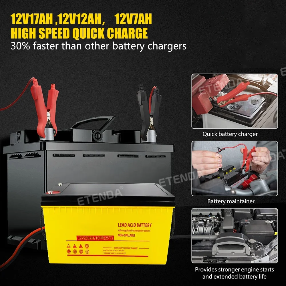 Lead Solar Inverter Battery Factory Wholesale Deep Cycle 12 Volt 20ah 42ah 100ah 200ah Lead Acid Battery Most Home Appliances