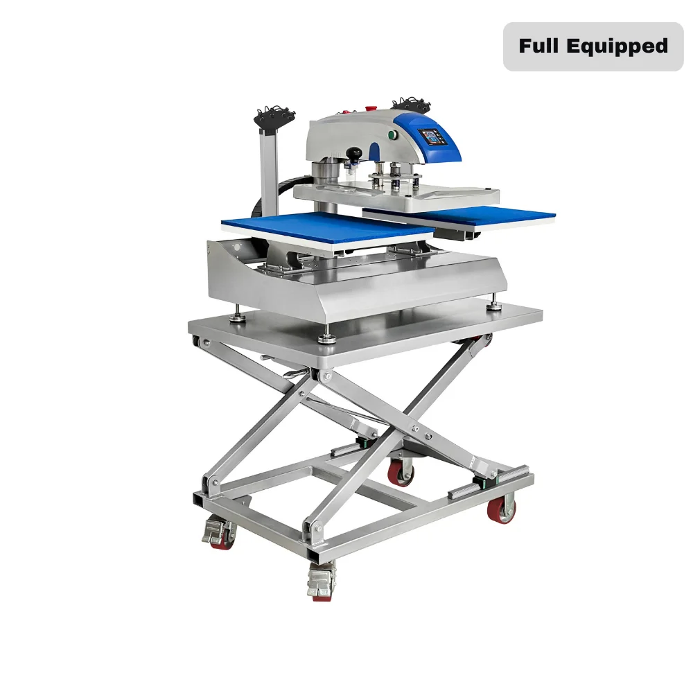 fujian xinhong mech elec 40x50 pneumatic Automatic Open transfer press Heat Sublimation Press Machine