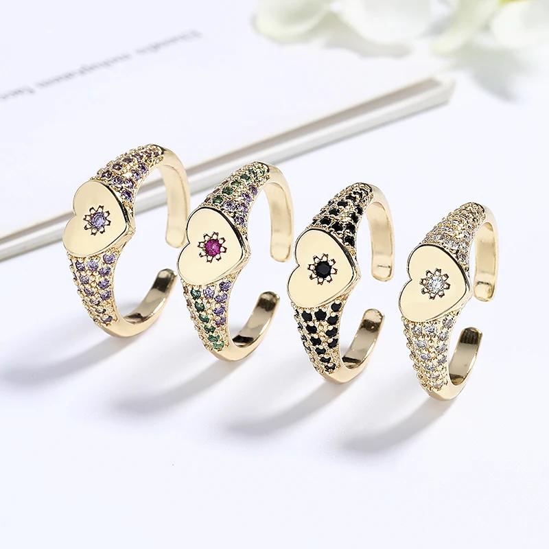 Hengdian 18k Gold Plated Jewelry Fashion Rings New Design Gold Finger Rings Gold Ring Prices In Pakistan For Women