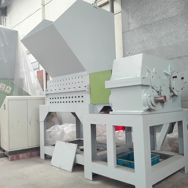 Высококачественная машина для переработки отработанных шин, двухвальный измельчитель