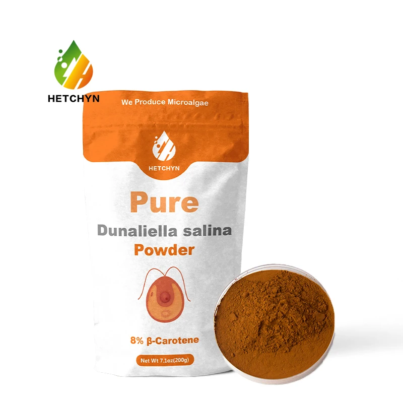 Hetchyn Wholesales Bulk Dunaliella Salina Powder High Quality 3% 8% beta carotene