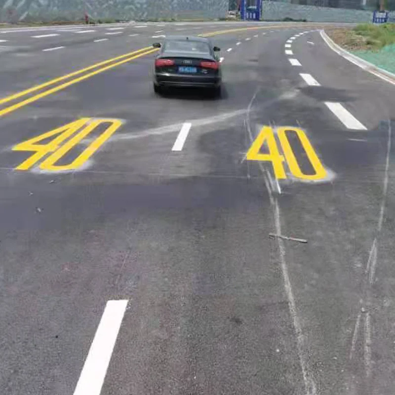 Highway Reflective Hot Melt Road Marking Paint as Road Guide for Traffic Safety Guangzhou Supplier