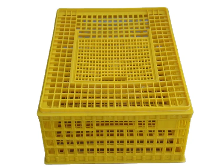 Plastic poultry chicken transport cage