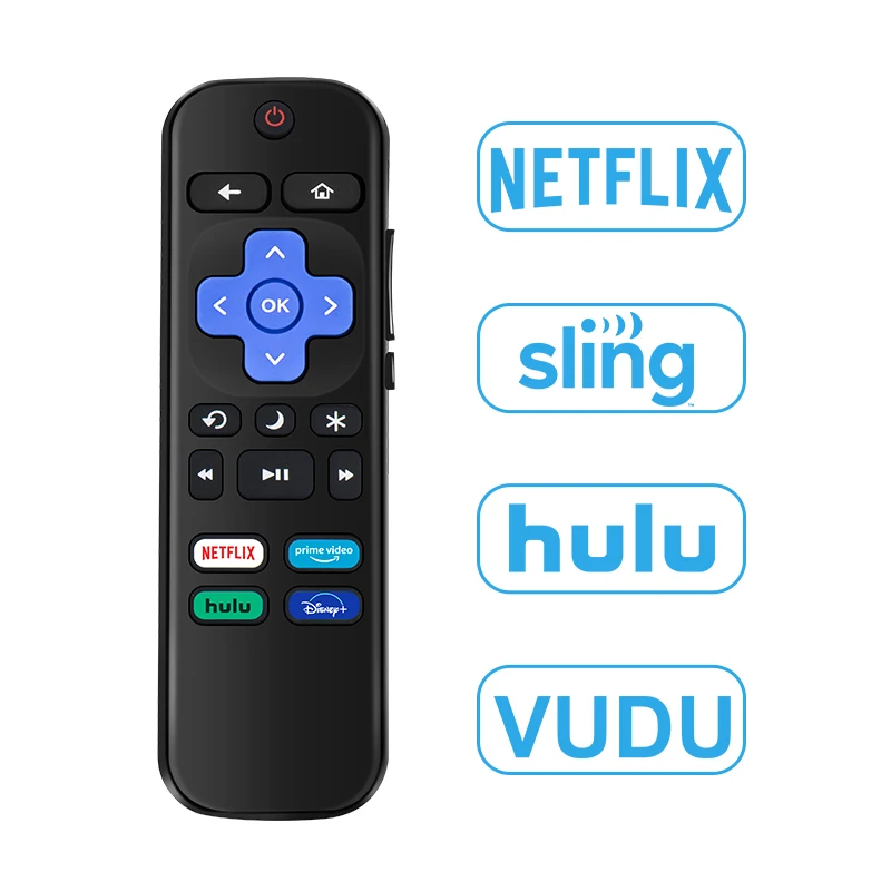 Wholesale Rokus Remote Universal TV Remote Control Compatibility for Roku Hisense LG TCL JVC ONN Philips Series Smart TVs