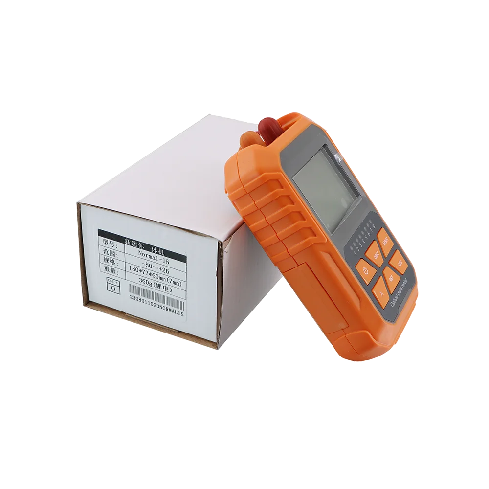 4 in 1 Optical Power Meter Visual Fault Locator 5Km Light Pen LED Lighting OPM Network Fiber Optic Cable Tester Tools