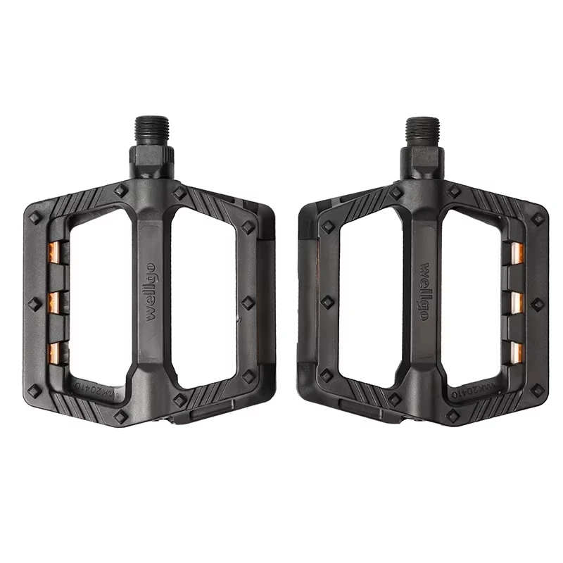 Wellgo V984 B239 V205 двойные педали MTB велосипедные более широкие пластиковые нейлоновые Нескользящие протектора горный велосипед