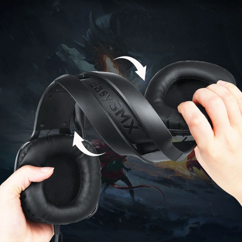 Factory supply gaming headset EasySMX C06  headphone earphone with cheap price