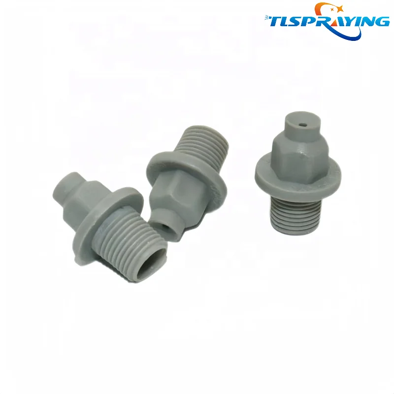 Hot sale Plastic Vee Jet For cleaning water spray industrial plastic nozzles Industrial cleaning
