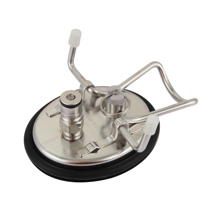 stainless steel 304 Cornelius Keg Lid New Replacement Beer Barrels Lid with release valve Corny soda Keg Lid