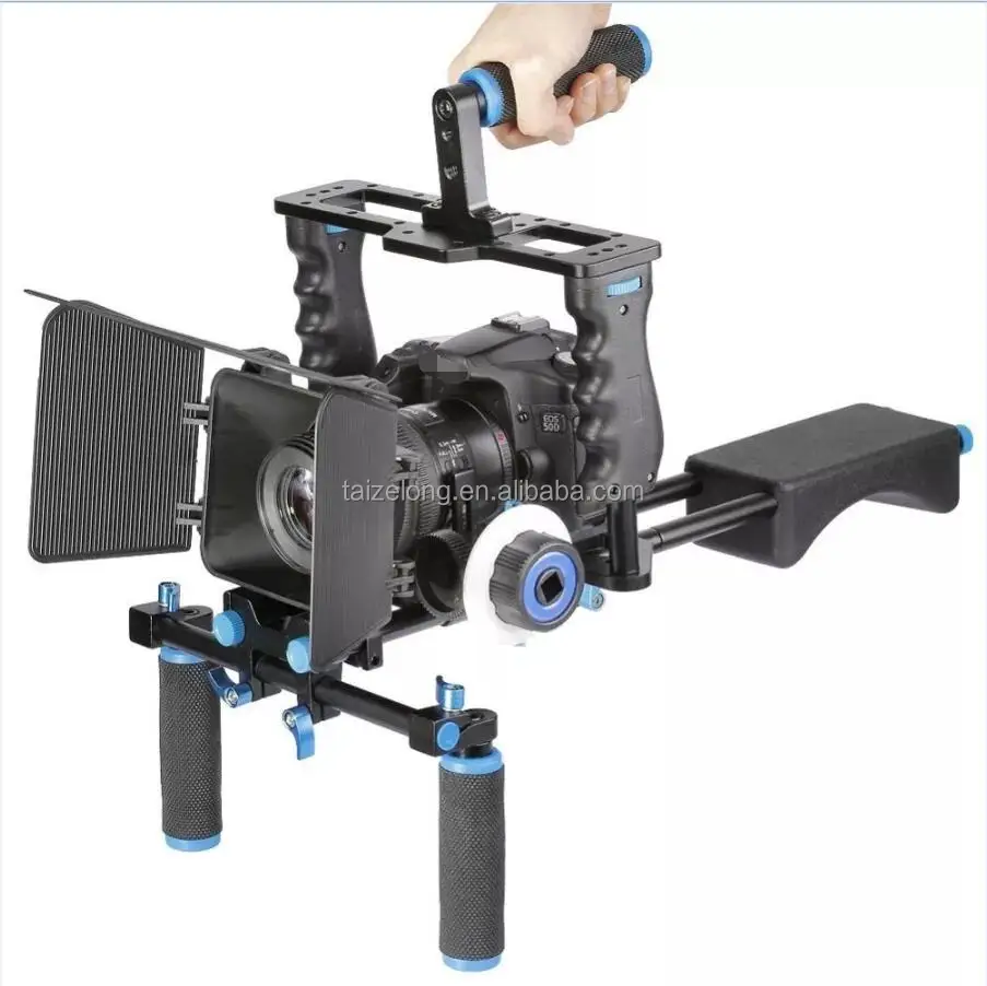 Good Photo Studio Accessory Camera Stabilizer DSLR Rig Movie Kit tik tok stabilization system Support Cage Matte Box Focus D221