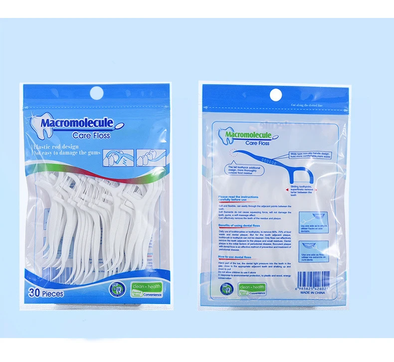 Bulk Eco Friendly Bamboo Charcoal Reusable Vegan Plastic Toothpick Dental Floss Picks Flosser