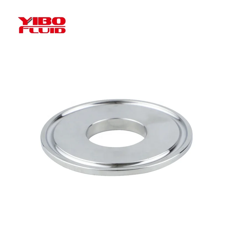 Stainless Steel SS 304/ 316L Sanitary Tri clamp Pipe fitting End Cap blind plate with Internal foramen