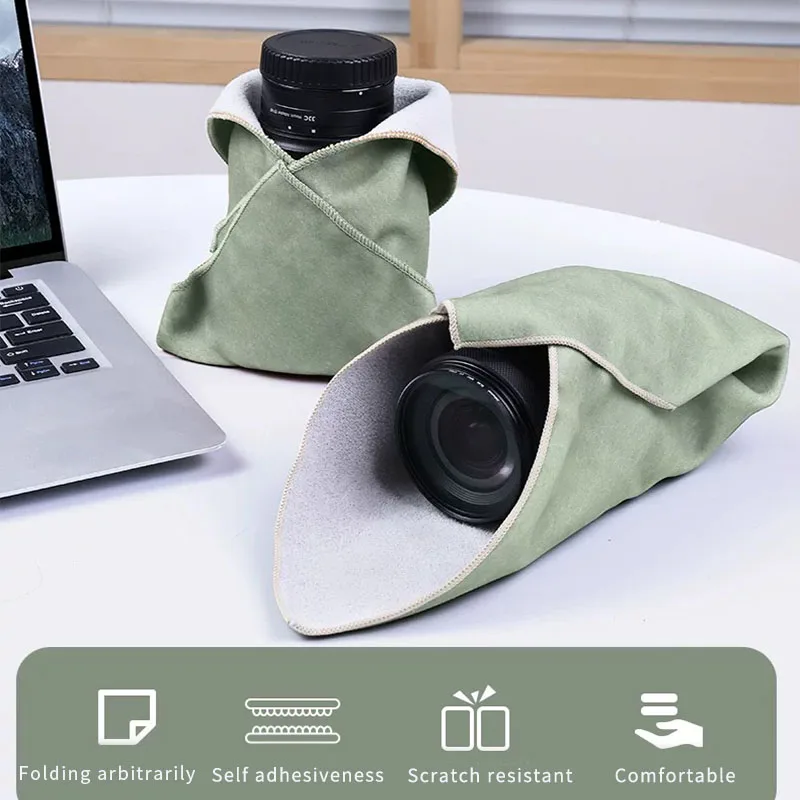 Anti-scratch Dust Proof Self-Adhesive Cloth Wrapper Back Screen Protector Iphone Camera Lens Protector Magic Wrapper Cloth