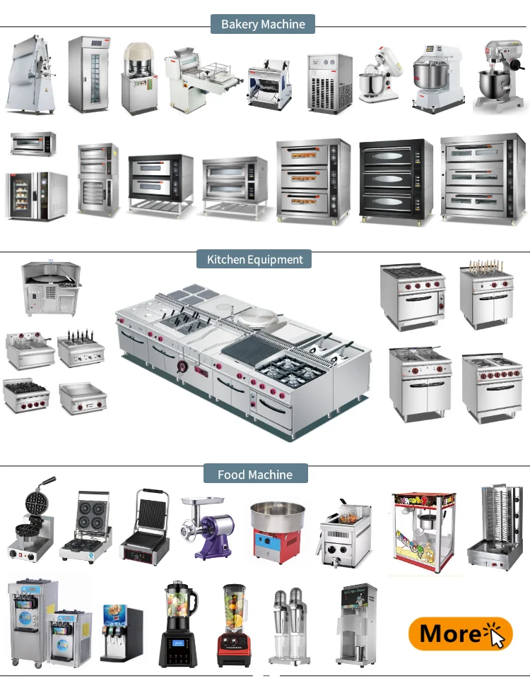 food Machinery kitchen Equipment bakery set machine