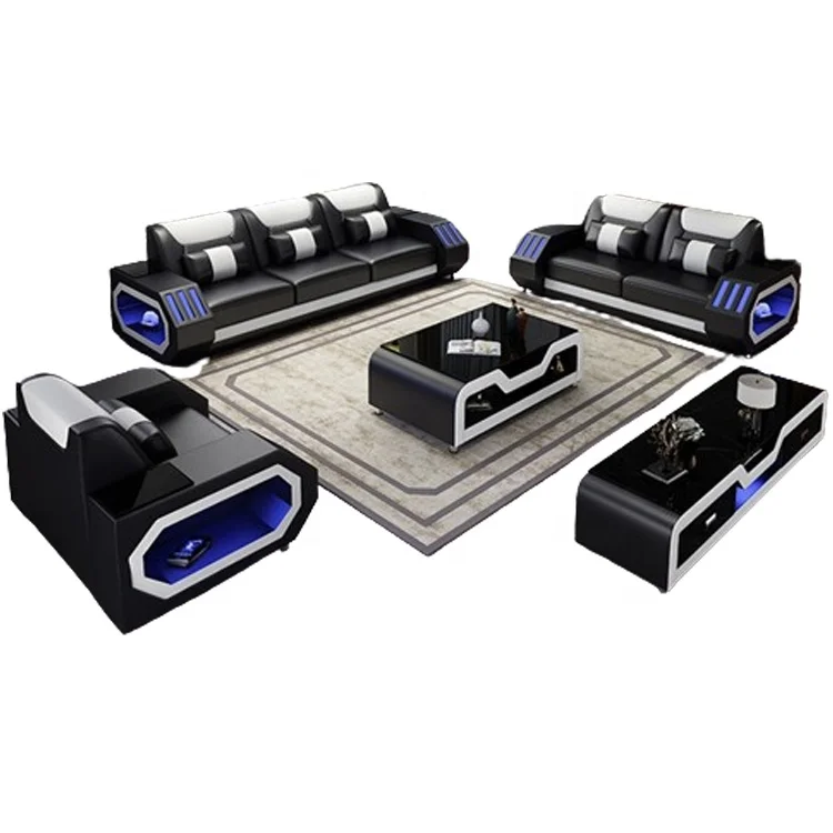 Современная научная фантастика, секционный диван для гостиной, диван со светодиодной индивидуальной формой, функциональная мебель, диван, распродажа