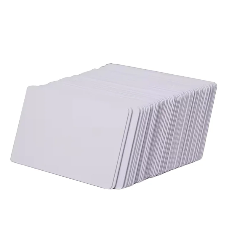 Прямая Заводская 13 56 МГц ISO14443A 1k печатная Rfid ПВХ белая карта термопечать струйная печать