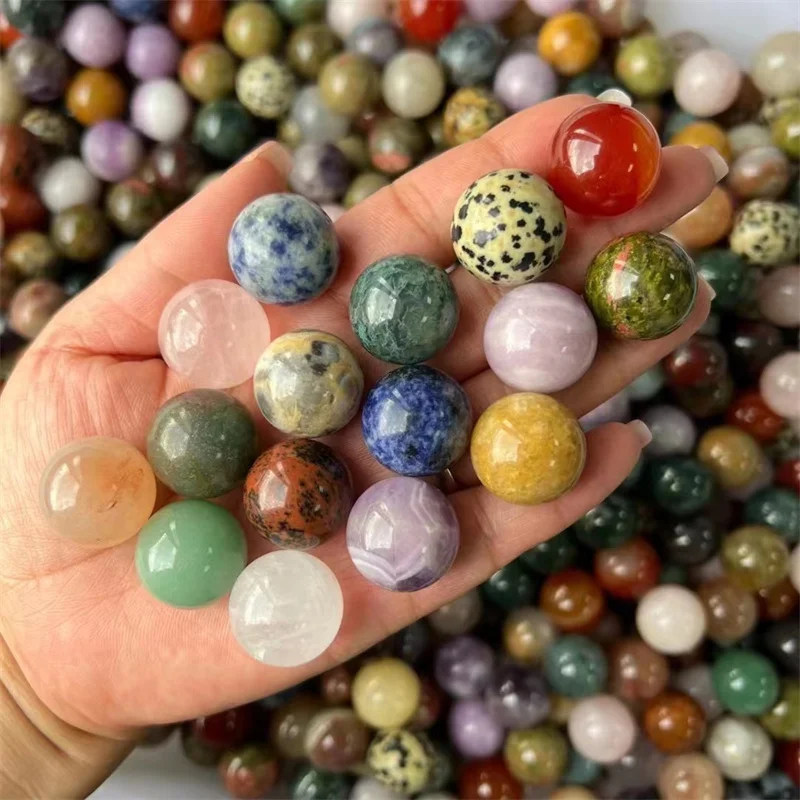 Wholesale Spiritual Semi-precious Stone 16mm Ball Natur Carnelian Crystal Sphere for Gift