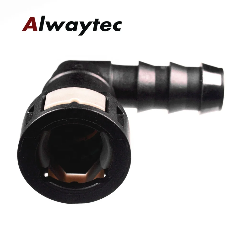 12.61MM Tube Pipe Plastic Hose Connector For Fuel Nylon Rubber Pipe Car Parts