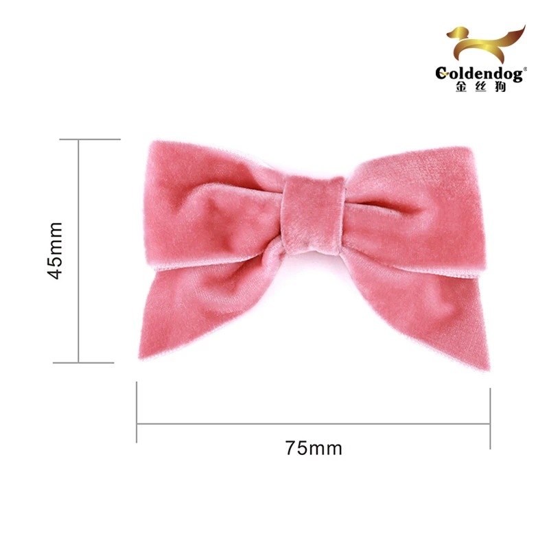 Mafolen factory wholesale professional custom-made pink pre tie gift ribbon bow velvet large bows for accessories