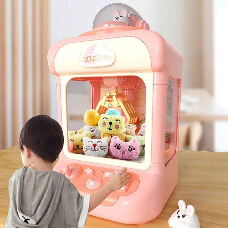 Children Game Coin Operated Mini Toy Gift Claw Machine Funny Gift Crane Machine For Kids