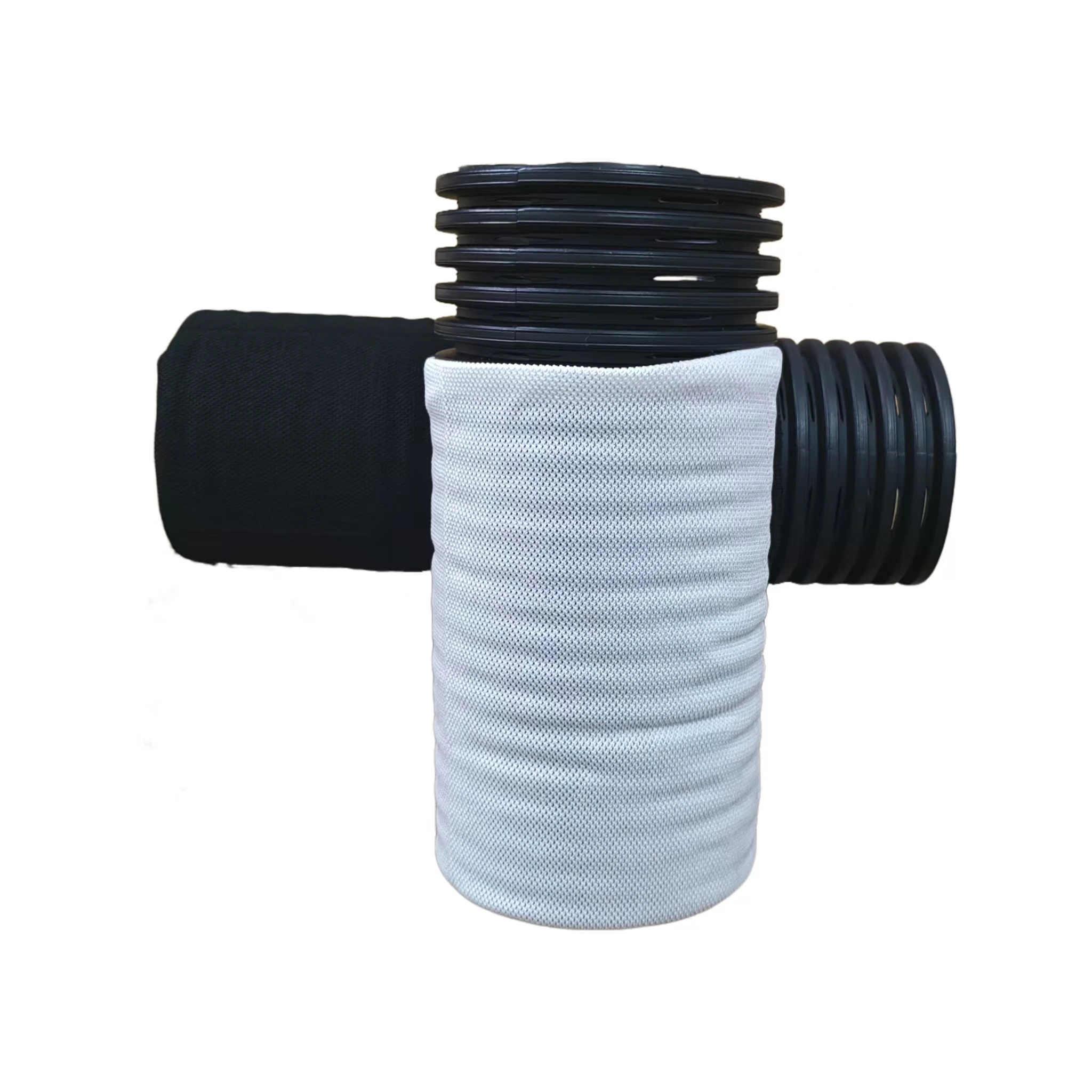 Manufacturer supply  perforated corrugated drain pipe with seepage socks