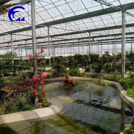 
Multi-span agricultural greenhouses type and pe + pc plastic film cover material greenhouse for agriculture production 