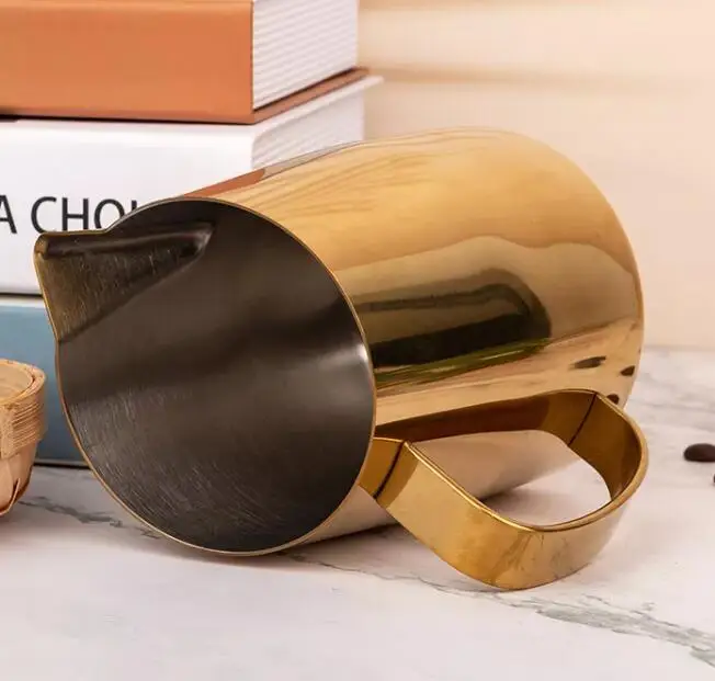 Bevel Mouth Coffee Frothing Pitcher Milk Jug