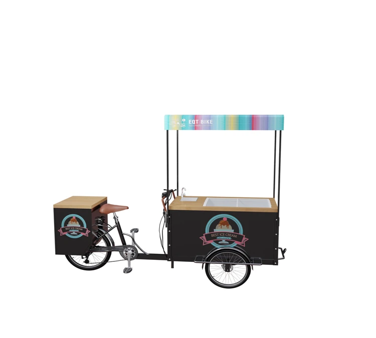 Water System Factory Supply Ice Cooler Cream Cart Manufactures Bike For Sale