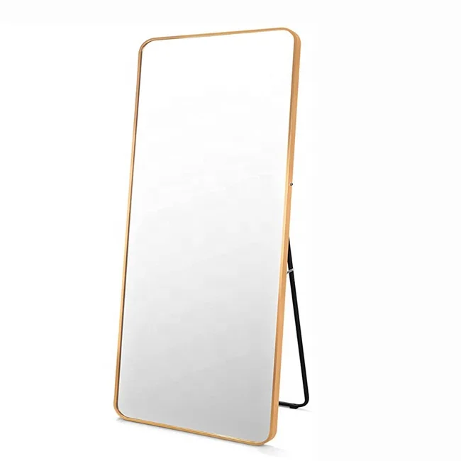 Заводская поставка, металлическое зеркало с рамкой, черные, золотые, серебряные, алюминиевые зеркала с рамкой, настенные зеркала и длинные зеркала