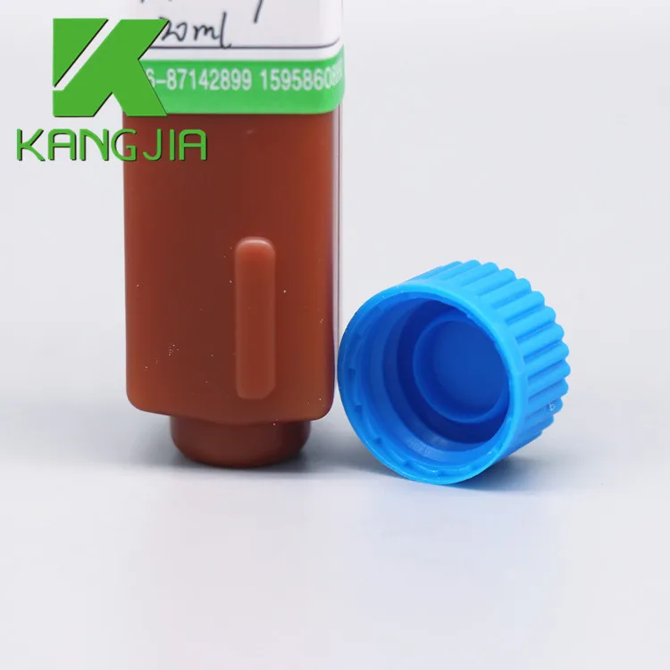 Mindray BS800 Bio-chemical Reagent Bottles 60ml 20ml 55ml  HDPE bottles With PP Screw cap for In-vitro Medical Chemical Reagent