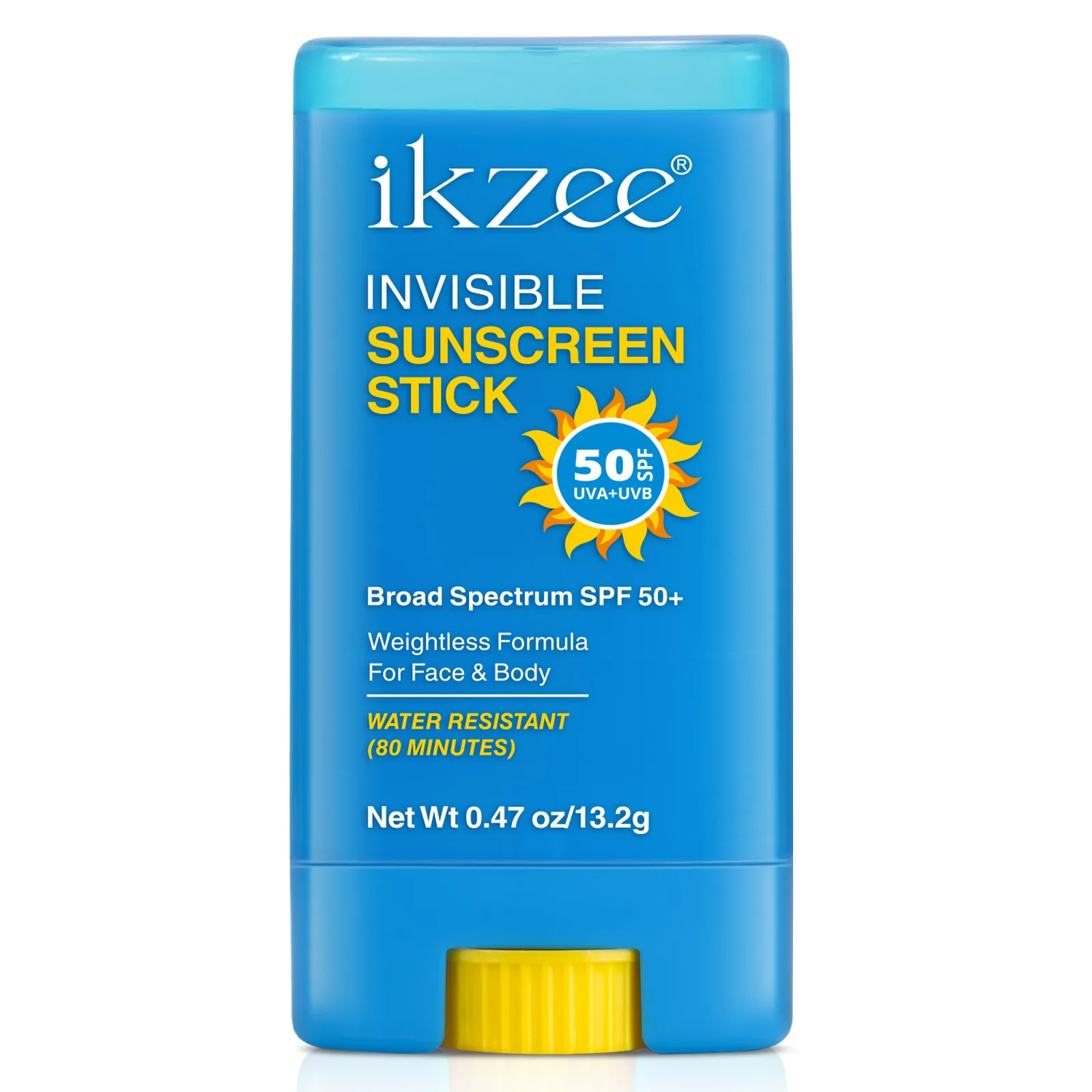 IKZEE beach travel water resistant private label stick sun cream skin care sun protection screen stick spf 50 sun stick