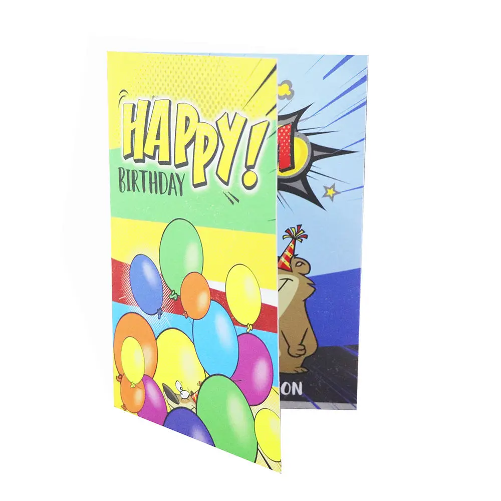 Custom music greeting card birthday audio recorder voice chip musical sing song card for your loved one