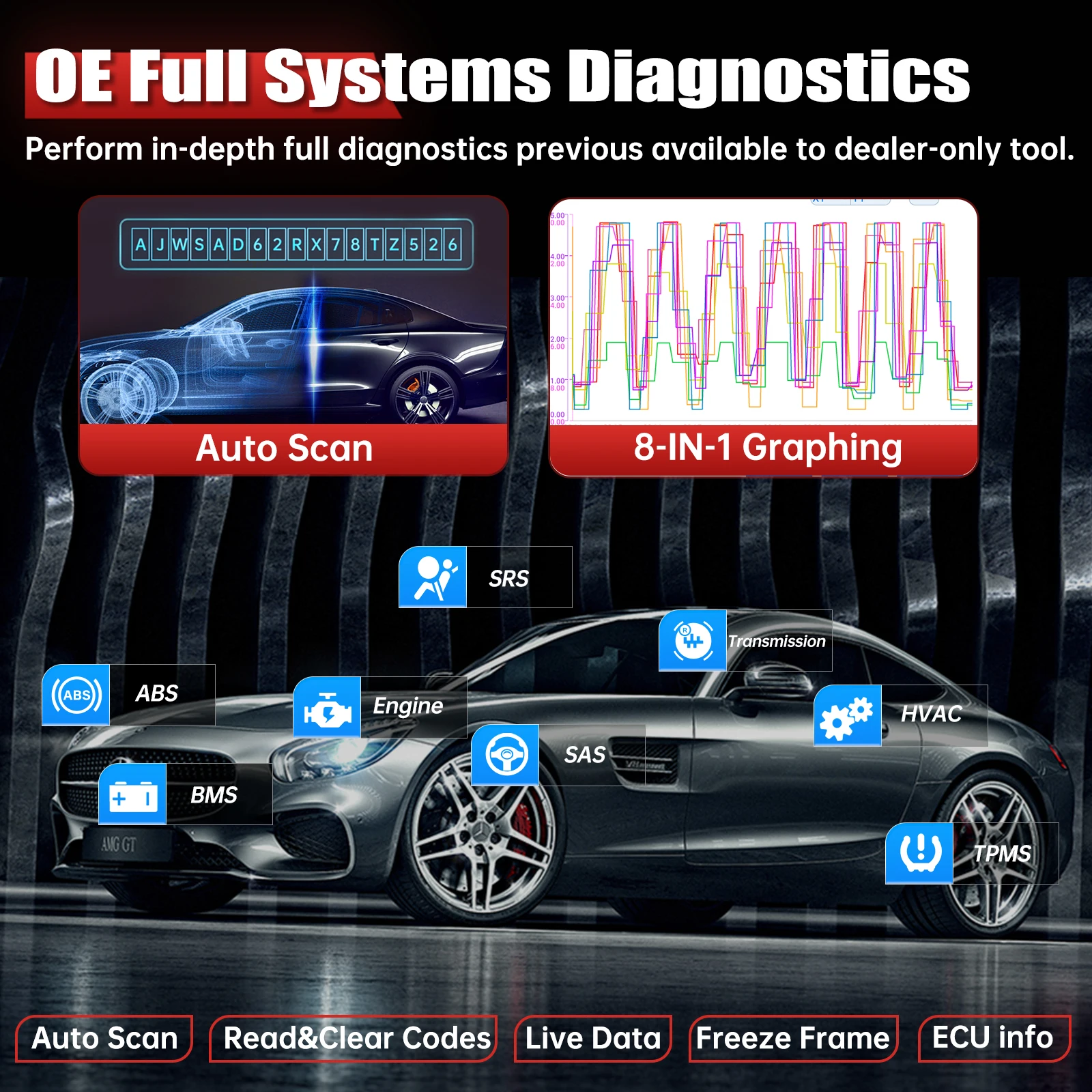 XTOOL D8S Car Diagnostic Scanner Tools FCA&DoIP ECU Coding Key Programming 38+Resets V.A.G Guided PMI XTOOL OBD2 Diagnostic Tool