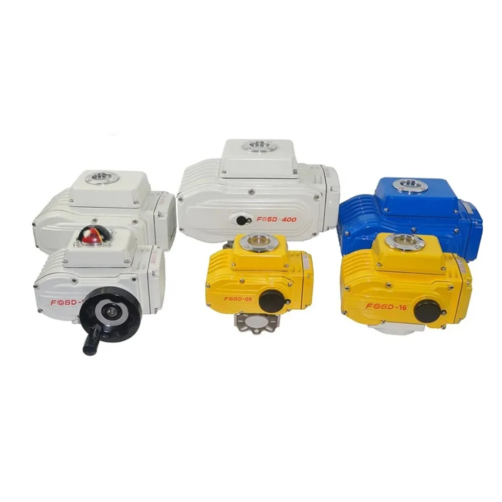 ON/OFF Switch Regulating Type Adjust 220V 380V 24VDC Control Electric Actuator For Ball Vale