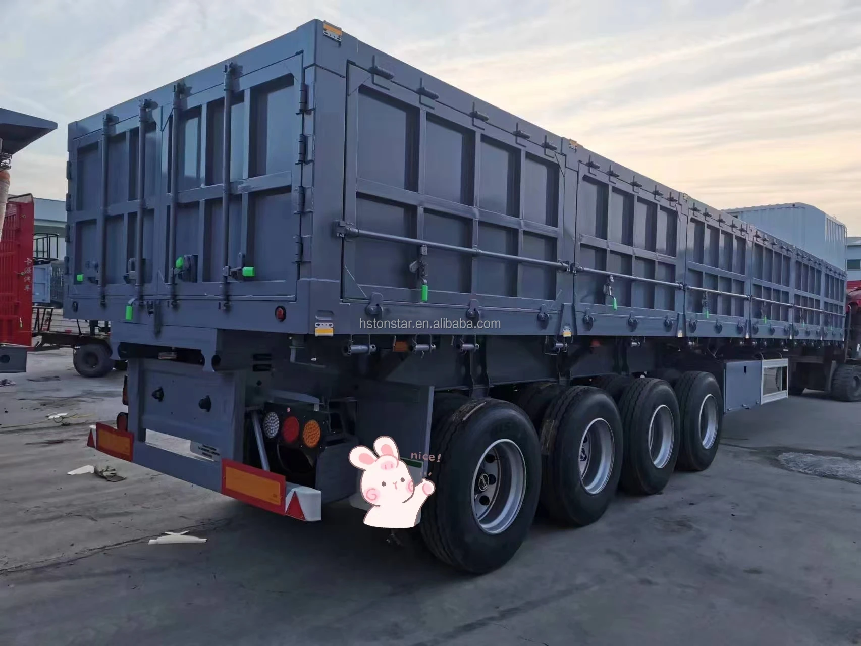 Dump Semi Truck Trailer Manufacturers best-selling and dump transport semi trailer semi-trailer made in China