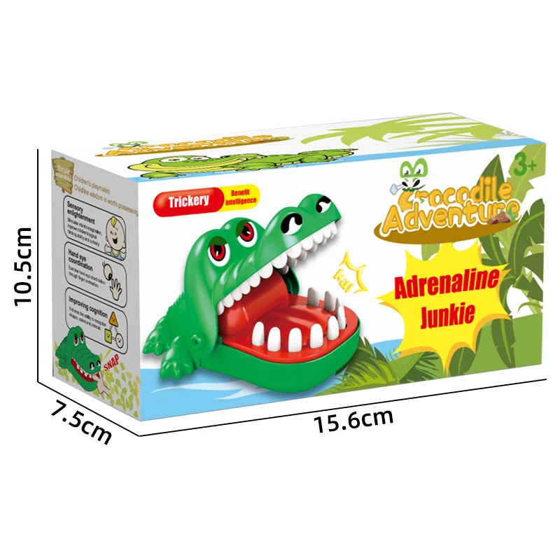 Crocodile Mouth Croc Toy Bite Finger Game For Kid Family Gathering Teeth Toys