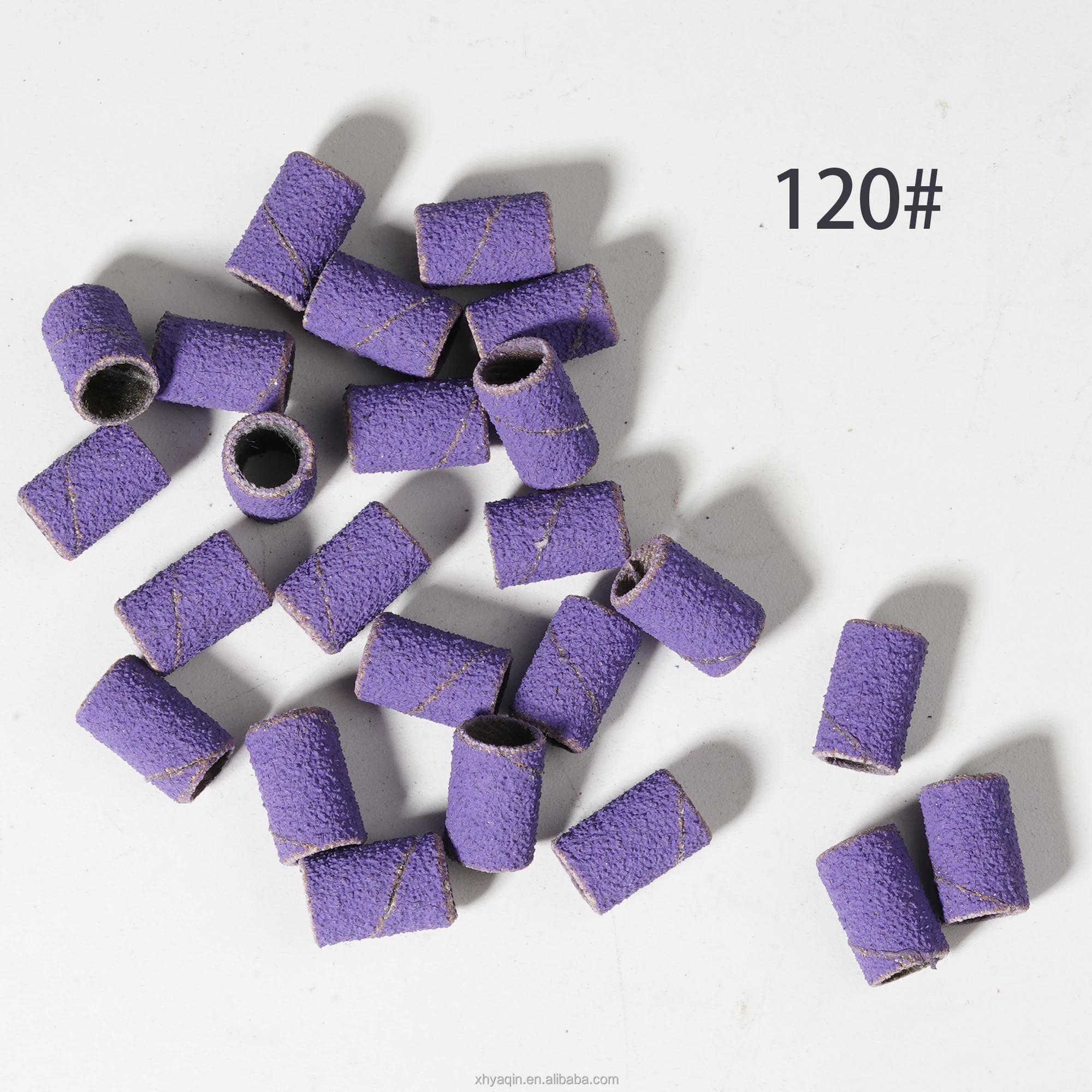 Manicure Tools E-file Drill Head 80# 120 180 240 Pink White Purple Zebra Sanding Bands And Mandrel For Nail Drill Bits