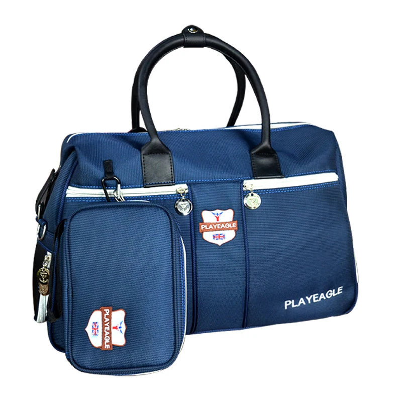 Wholesale Customize Nylon Golf Boston Bag PU Leather Golf Clothing Bag Staff Bag